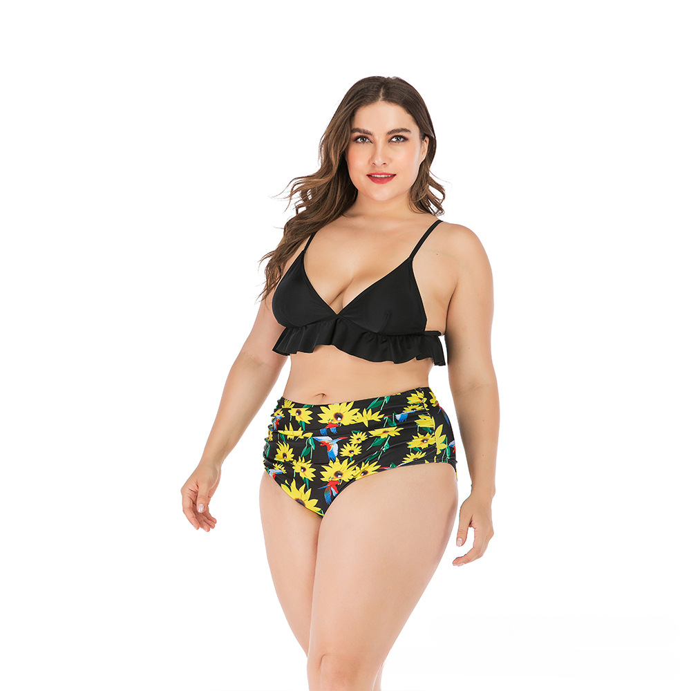 New swimsuit sexy plus size swimsuit backless split bikini swimsuit for women