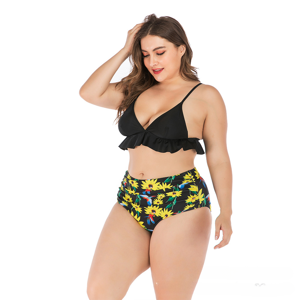 New swimsuit sexy plus size swimsuit backless split bikini swimsuit for women