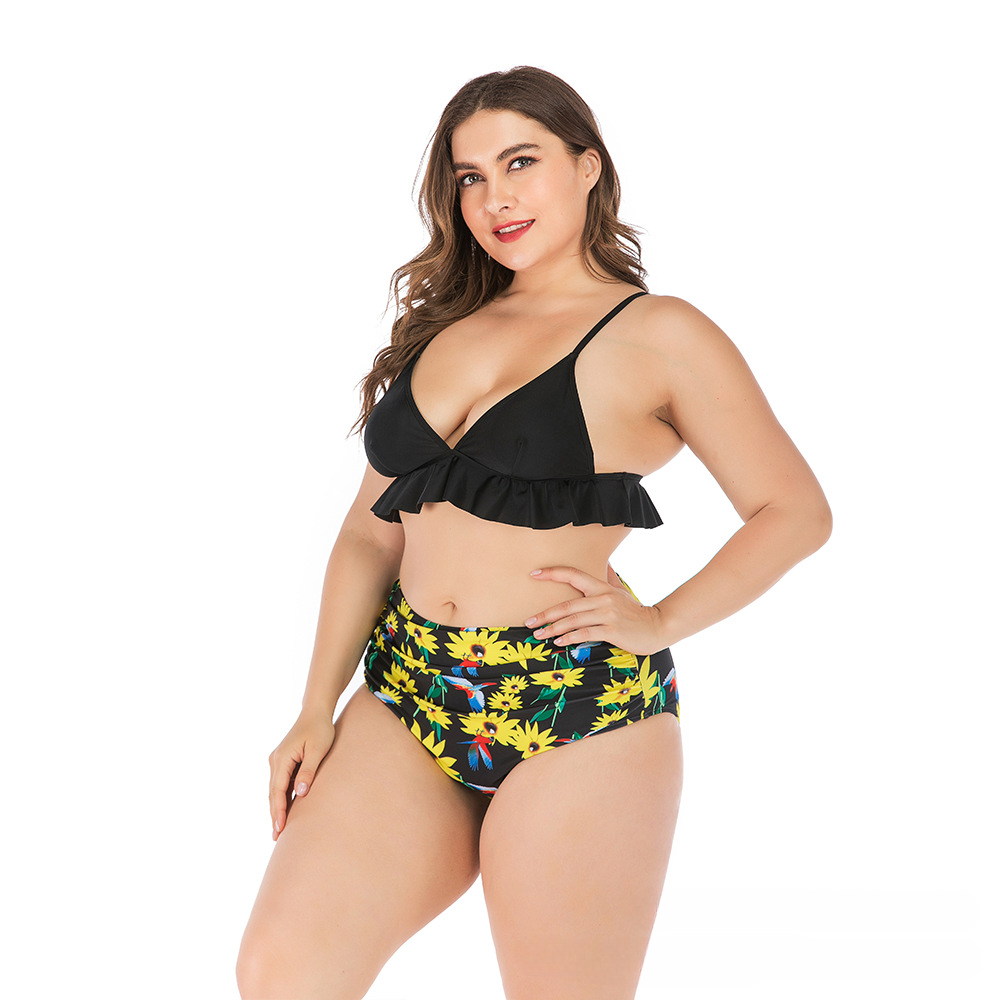 New swimsuit sexy plus size swimsuit backless split bikini swimsuit for women