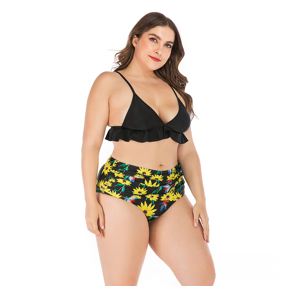 New swimsuit sexy plus size swimsuit backless split bikini swimsuit for women