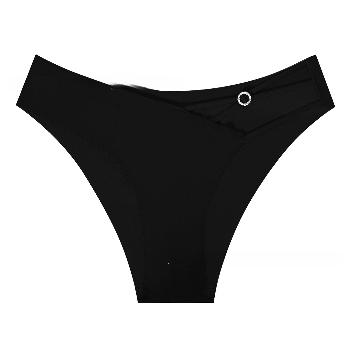 New sexy slim strap low waist threaded triangle pants for women, comfortable and breathable half hip underwear