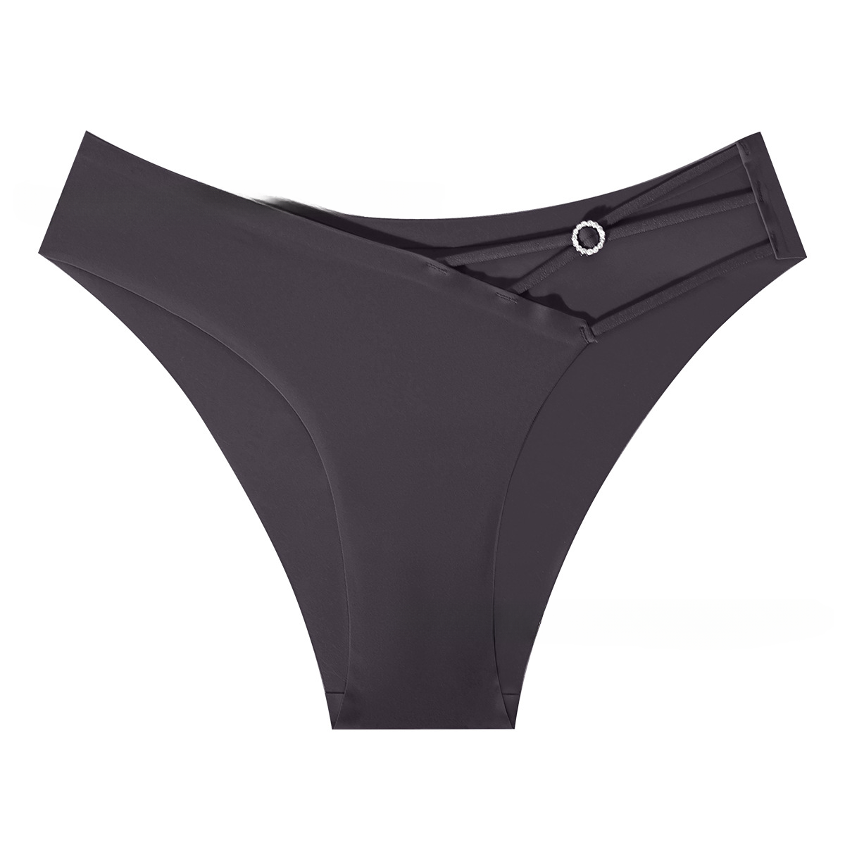 New sexy slim strap low waist threaded triangle pants for women, comfortable and breathable half hip underwear