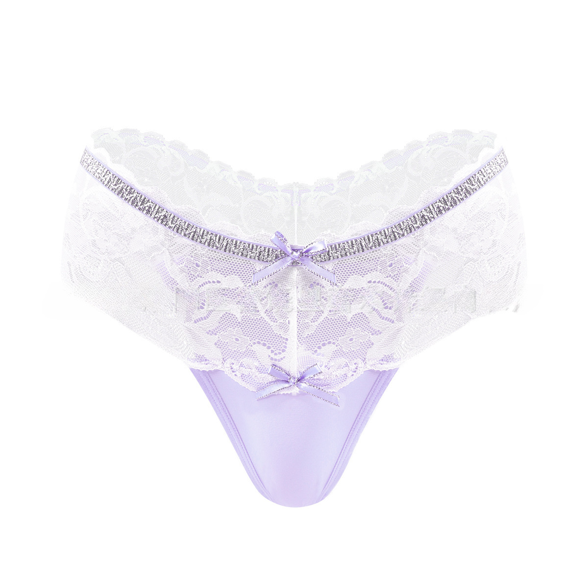 Ladies' briefs with lace floral pattern, sexy and comfortable, low-rise underwear to prevent exposure