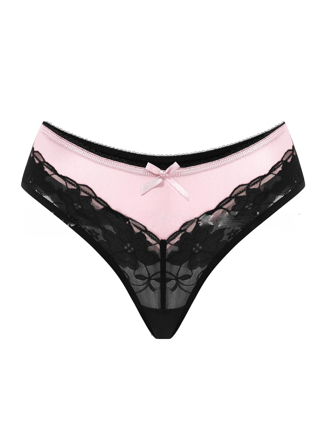 New style spliced lace women's underwear, soft and breathable, sexy cotton crotch, low-waisted briefs, panties