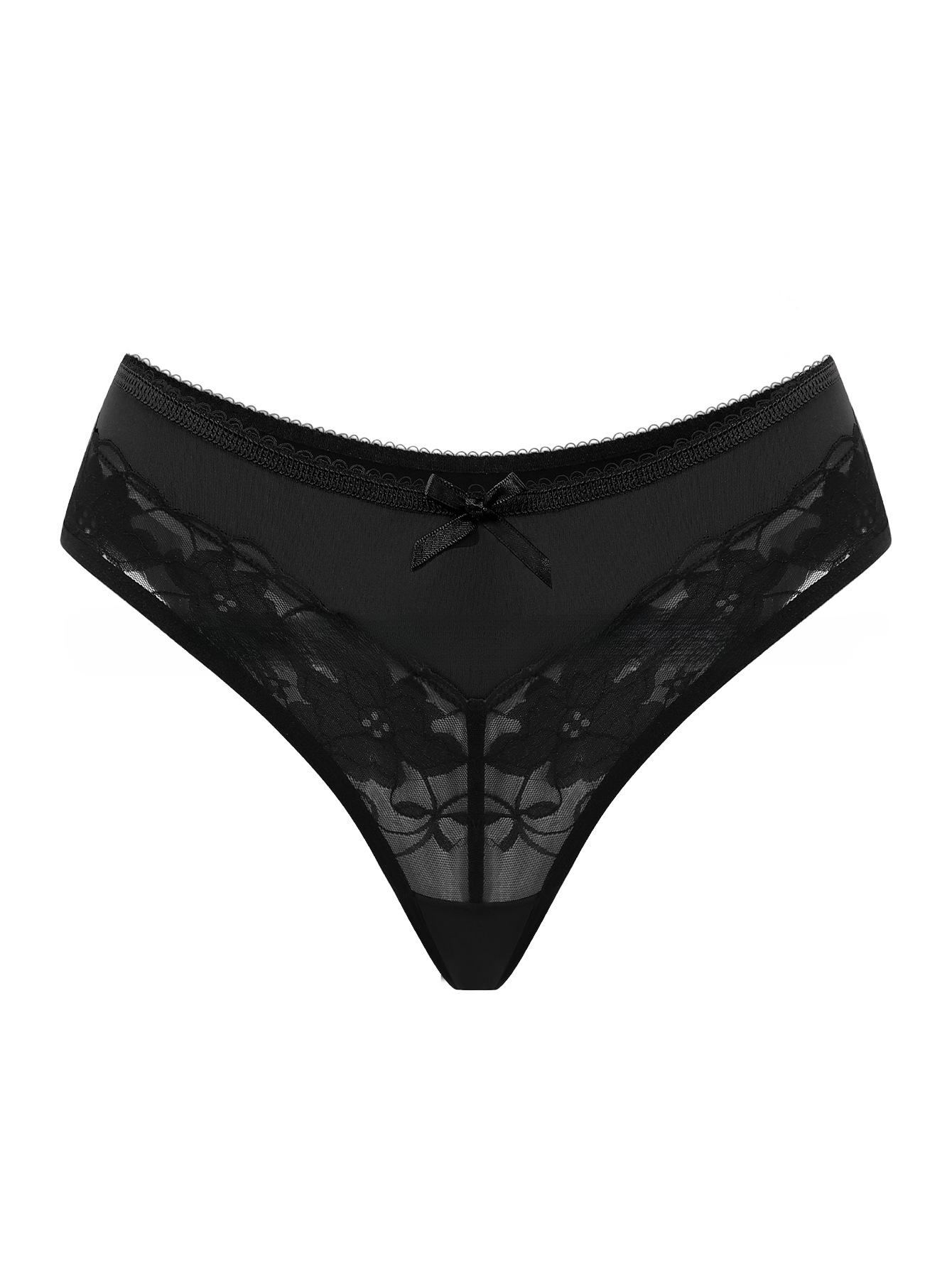 New style spliced lace women's underwear, soft and breathable, sexy cotton crotch, low-waisted briefs, panties
