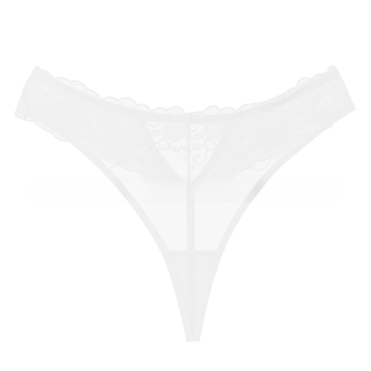Low waist lace women's underwear mesh sexy ultra-thin one with thong