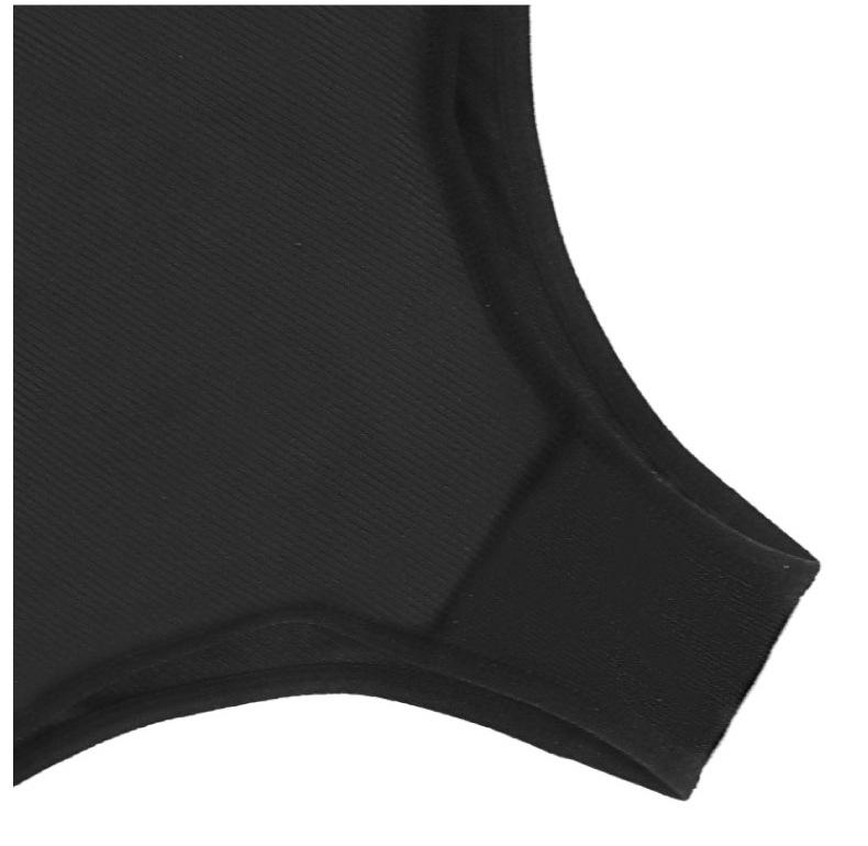 (image for) Women's Seamless Wireless Full Coverage Bralette and High Waist Panty Set Bust Minimizing Breathable Comfortable Casual Everyday Lingerie